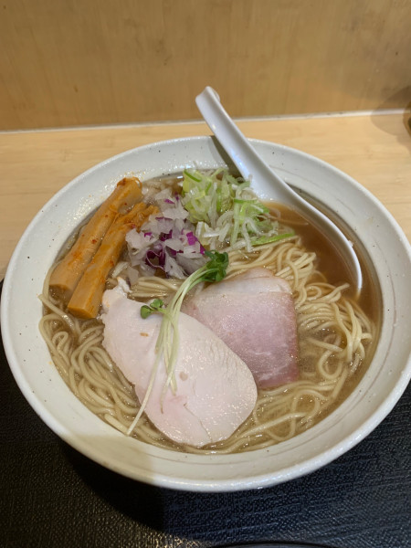 「丹波黒鶏の地鶏そば特盛」@つけ麺 たけもとの写真