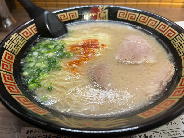 「ラーメンアブラ多め」@一蘭 広島本通店の写真