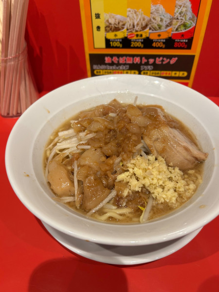 「ラーメン小　1,000円」@ボディブローの写真