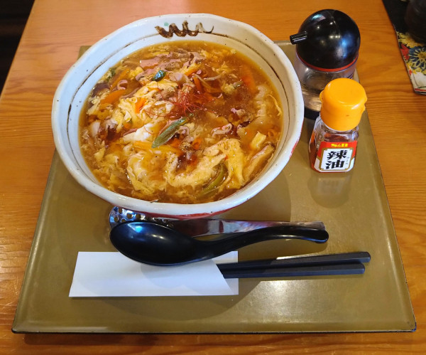 「酸辣湯蕎麦」@板蕎麦 山葵の写真