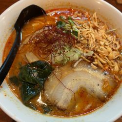 赤辛味噌ラーメン　1050円