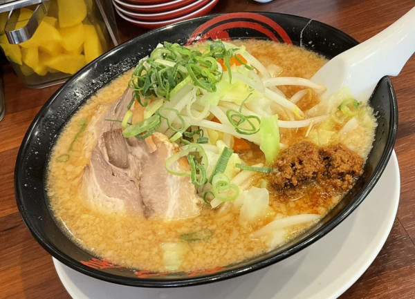 「【限定】北海道濃厚味噌らぁめん」@ラーメン魁力屋 北越谷店の写真