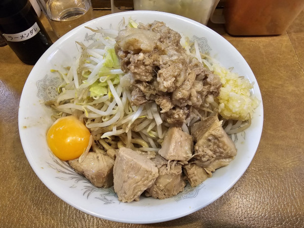 「まぜそば(脂増し) 1000円」@ラーメン 一文路の写真
