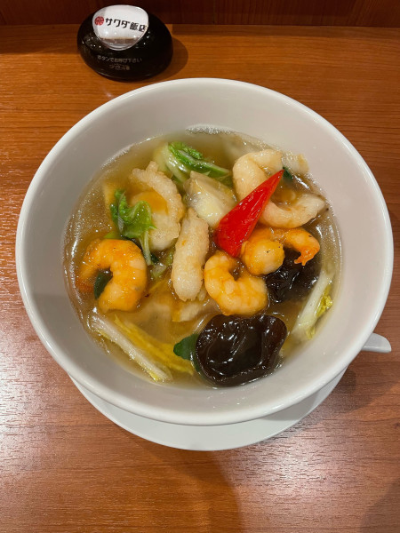 「海鮮五目あんかけつゆそば(1280円)」@サワダ飯店 横浜ランドマークタワー店の写真