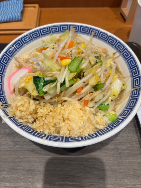 「タンメン➕ショウガダブル➕ニンニク」@タンメン トナリ 市原五井店の写真