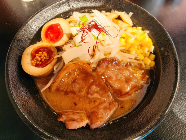 「味噌らぁめん＋味玉」@麺屋宗 -sou- 高田馬場本店の写真