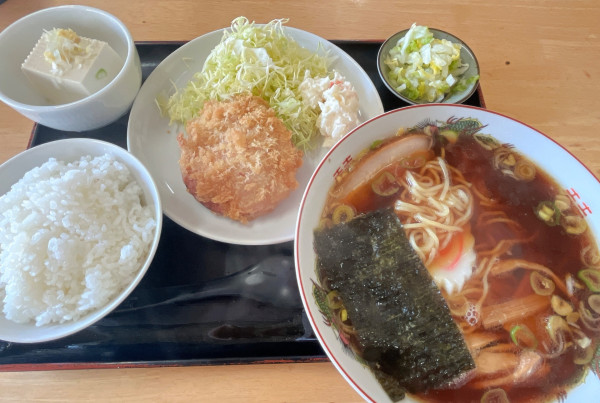 「ラーメン定食（1000円）」@いちむら食堂の写真