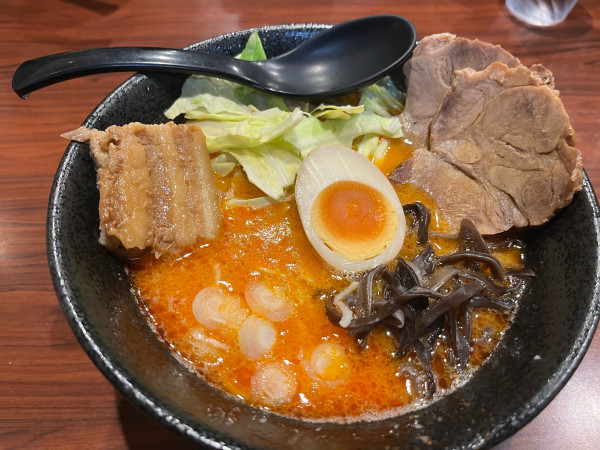 「特製大悟レッド」@熊本ラーメン 大悟の写真