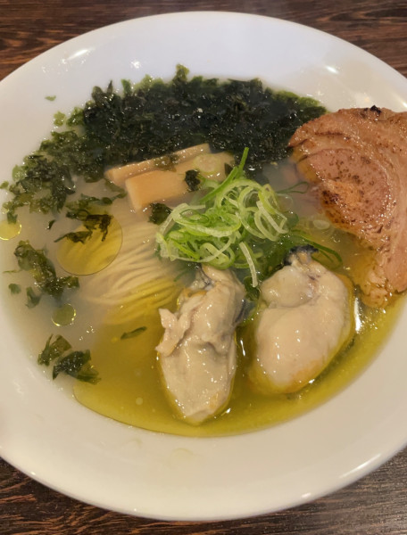 「柚子香る牡蠣塩そば」@麺屋 真心の写真