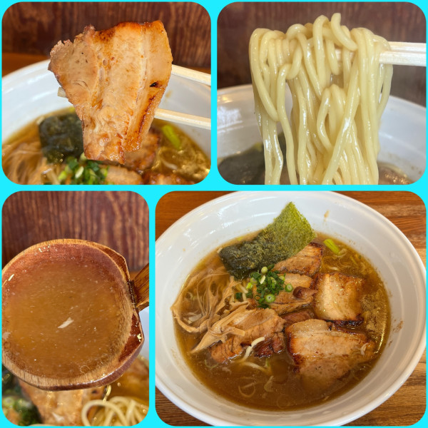 「醤油バラ肉チャーシュー麺¥1100」@麺や 八雲の写真