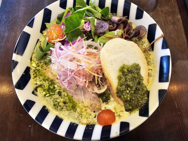 「【限定】バジルきのこクリーム濃厚　1800円」@sobabar Ciliegioの写真