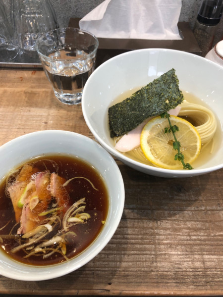 「昆布水つけ麺醤油」@3931WORKS.の写真