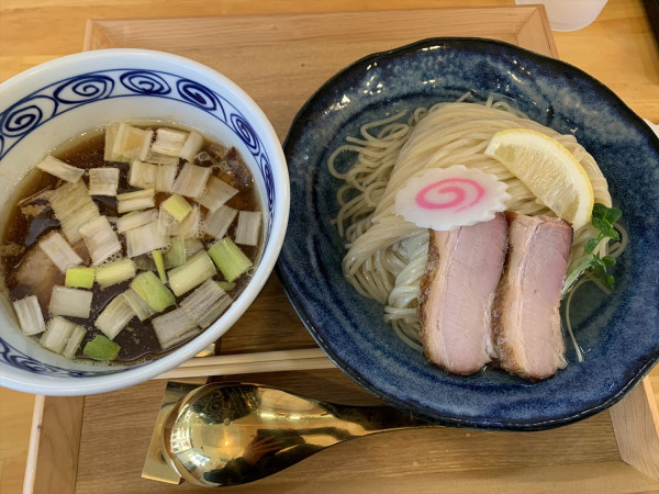 「昆布水つけ麺 醤油」@JAPANESE RAMEN マンちゃん 住吉店の写真