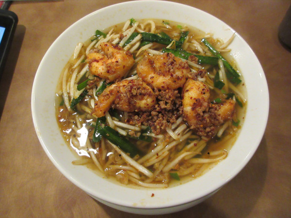 「伝統のえびラーメン（1,089円）」@中国料理 浜木綿 国分寺北町店の写真