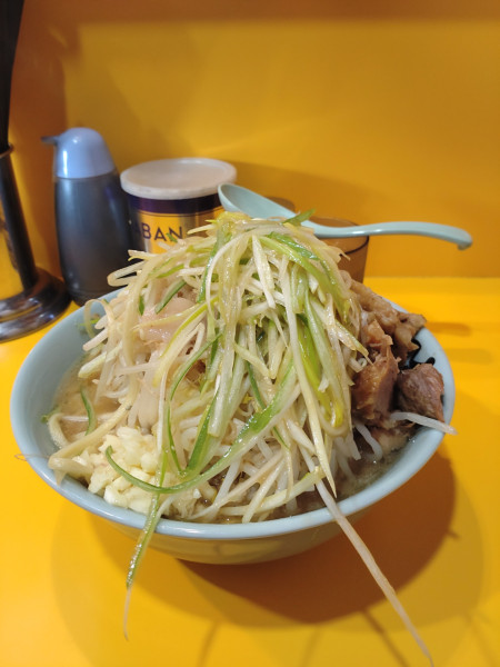 「小ラーメン　ネギ　ニンニク　アブラ」@ラーメン二郎 八王子野猿街道店2の写真