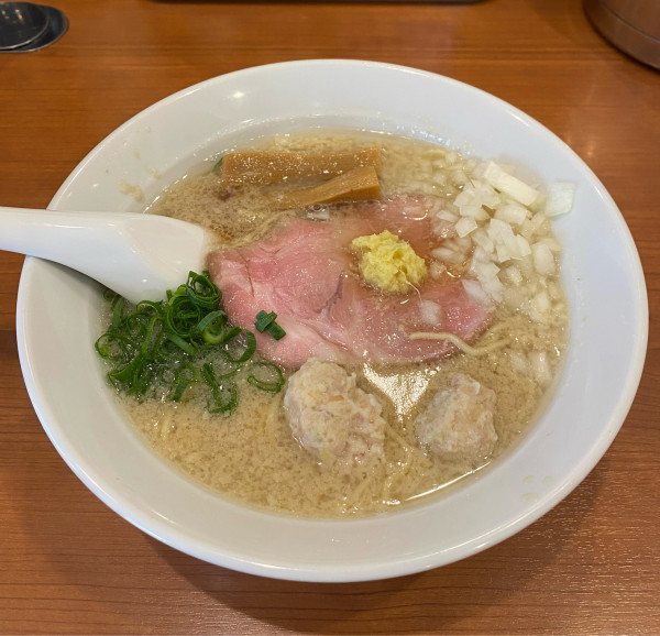 「[期間限定:1/31まで] 背脂生姜ラーメン¥900」@中華そば 七麺鳥の写真