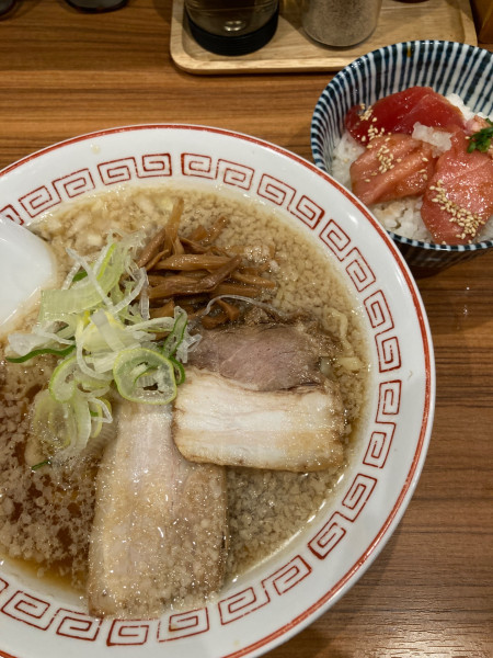 「朱、特上鮪丼」@喜多方食堂 山海の写真