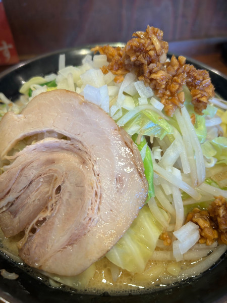 「豚そば」@横浜家系ラーメン たくみ家 桜土浦インター店の写真