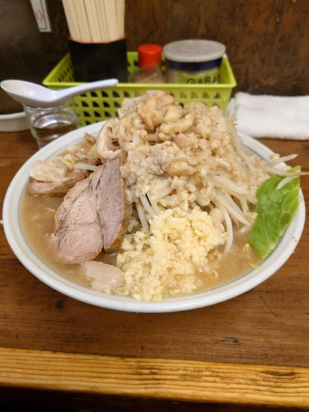 「大ラーメン  ねぎ   全部」@ラーメン二郎 品川店の写真