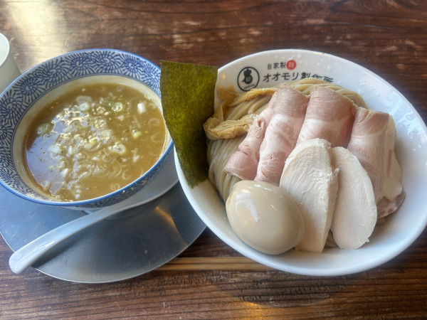 「上鶏つけそば」@自家製麺オオモリ製作所 壬生店の写真