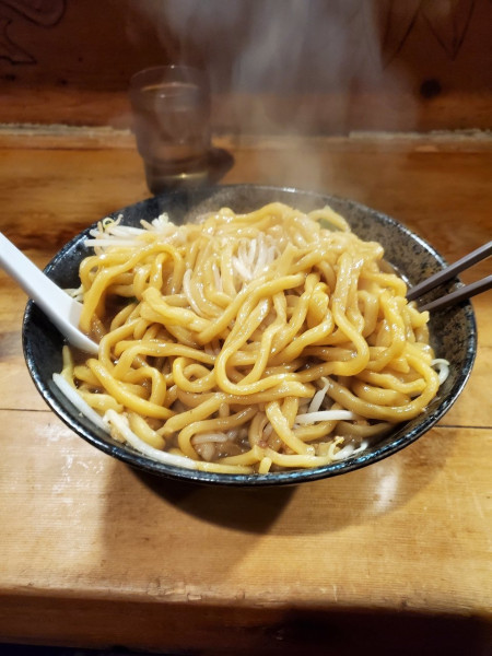 「ラーメン@850」@極太濁流ラーメン ら・けいこ 東片端店の写真