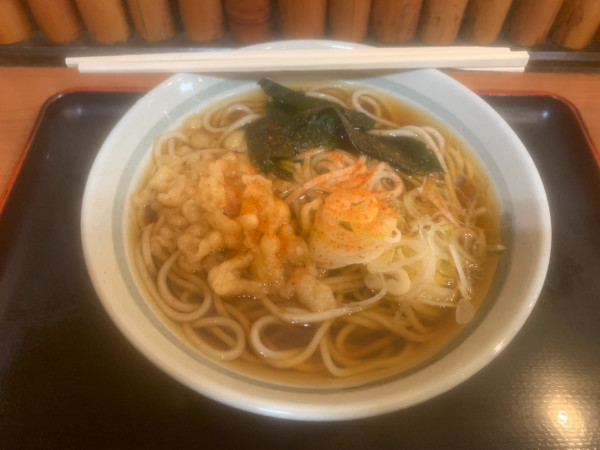 「たぬきそば 420円」@かのや 新宿東南口店の写真