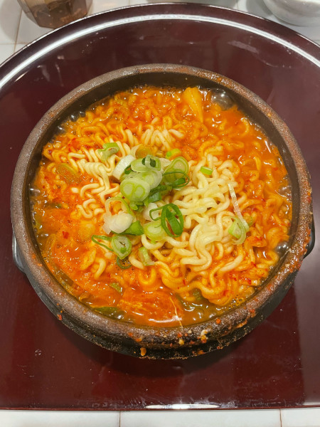 「豚スンドゥブチゲラーメン(1298円)味噌」@韓国ごはん・酒家 ダイダイ 横浜みなとみらい店の写真