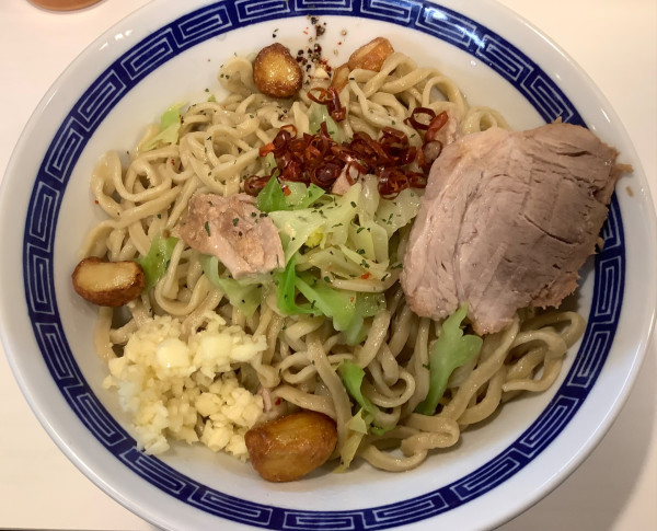 「[限定]ペペロンチーノinキャベトン＋豚1枚」@ハイパーファットンの写真