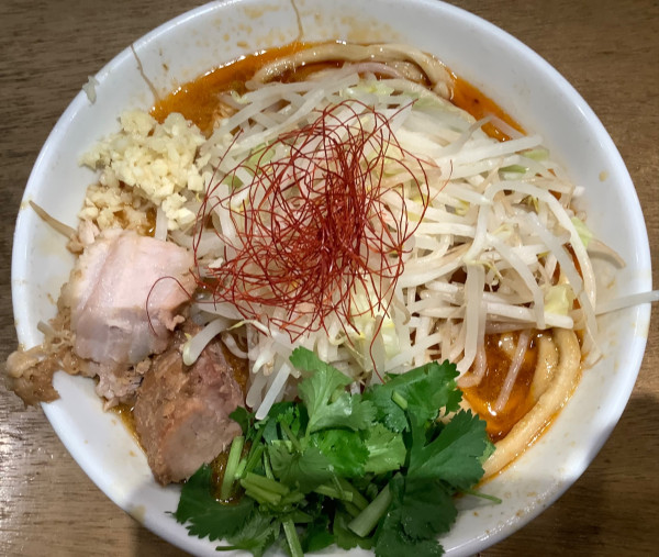 「[限定]トムヤムラーメン＋パクチー」@MEN YARD FIGHTの写真