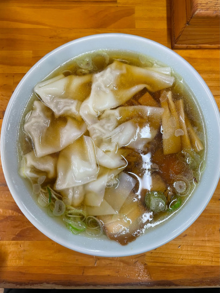 「あっさりワンタンメン」@麺や髭おやじの写真