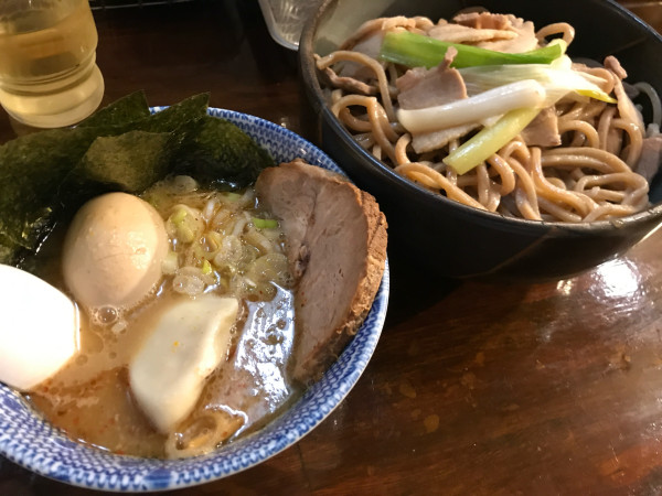 「肉南蛮かつおつけ麺」@つけ麺 紅葉の写真