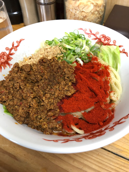 「汁なし担担麺」@自家製麺 てんかの写真