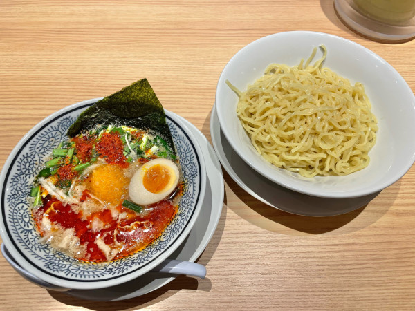「辛肉そばつけ麺」@丸源ラーメン 大村店の写真