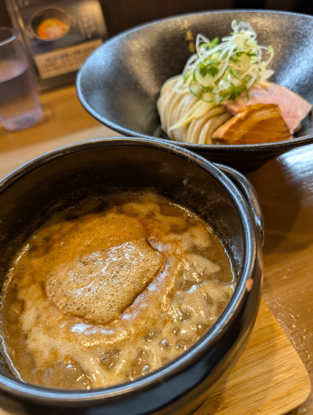 「焼きあご濃厚つけ麺」@小麦と焼きあご すぐれの写真