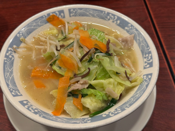 「野菜たっぷりタンメン」@バーミヤン 伊那日影店の写真