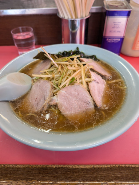「大ネギチャーシューメン」@ラーメンショップ 高田店の写真