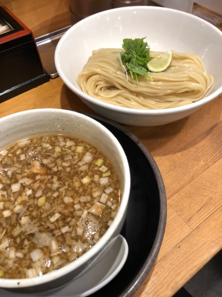 「鶏ももつけ麺」@清麺屋の写真