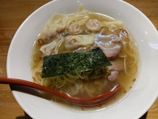 「わんたんそば・塩（¥1,100）」@支那そば なかじまの写真