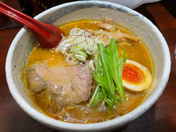 「味噌カレー¥990」@四代目遠軽とらや食堂の写真