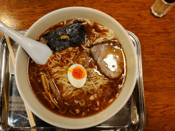 「ワンタン麺　普通盛り」@昭島 大勝軒の写真
