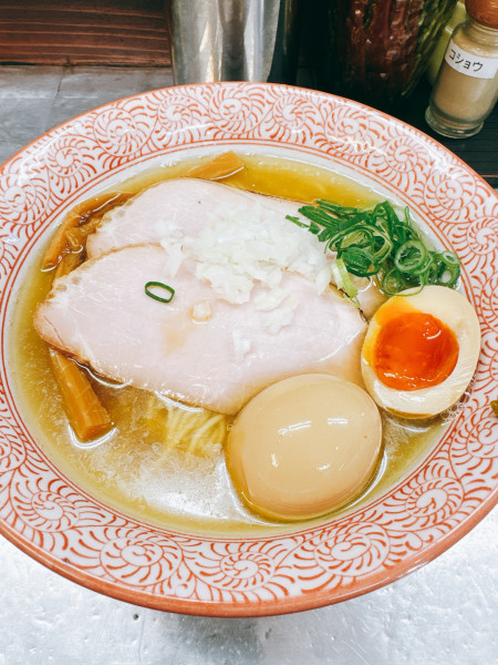 「鯵煮干し塩」@麺や 睡蓮の写真