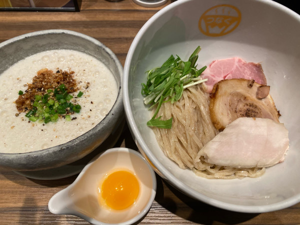 「こくうま塩つけ麺　1200円」@ROPPONGI つなぐの写真