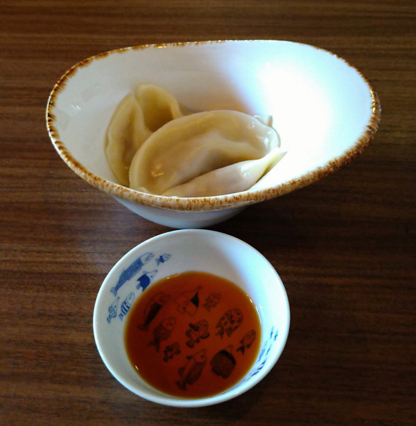 「鴨の水餃子」@池袋 十割蕎麦 鴨料理 ならやの写真