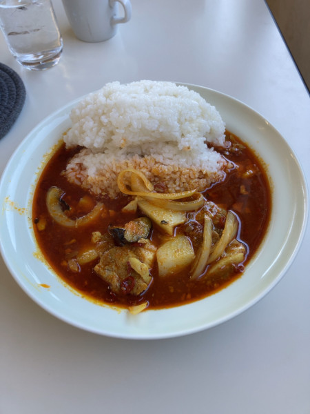 「インドポークカレー（大盛）　1000円」@カレーとパスタの店 みみかの写真