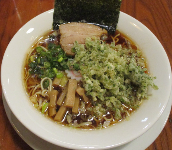 「たぬき中華そば　900円」@おふろの中華そばの写真