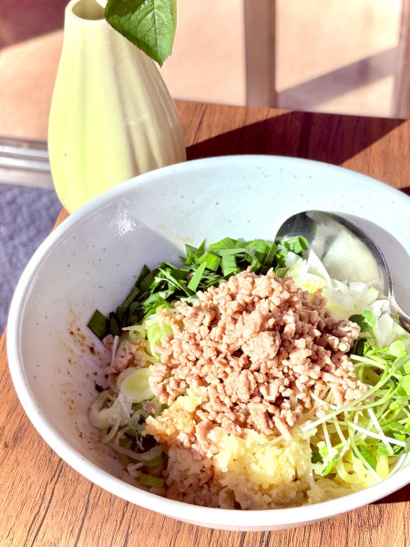 「まぜそば（鴨油？」@美味ラボの写真