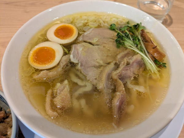 「味玉中華そば 塩(960円)」@手打 親鶏中華そば綾川 大成店の写真