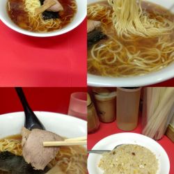 『半チャン ラーメン(¥750)』