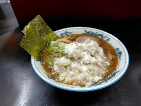 「塩中華そば¥850身入りダブル¥50」@手打ち中華そば 酒田 河原町店の写真