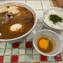 麻辣湯+七宝卵ごはん